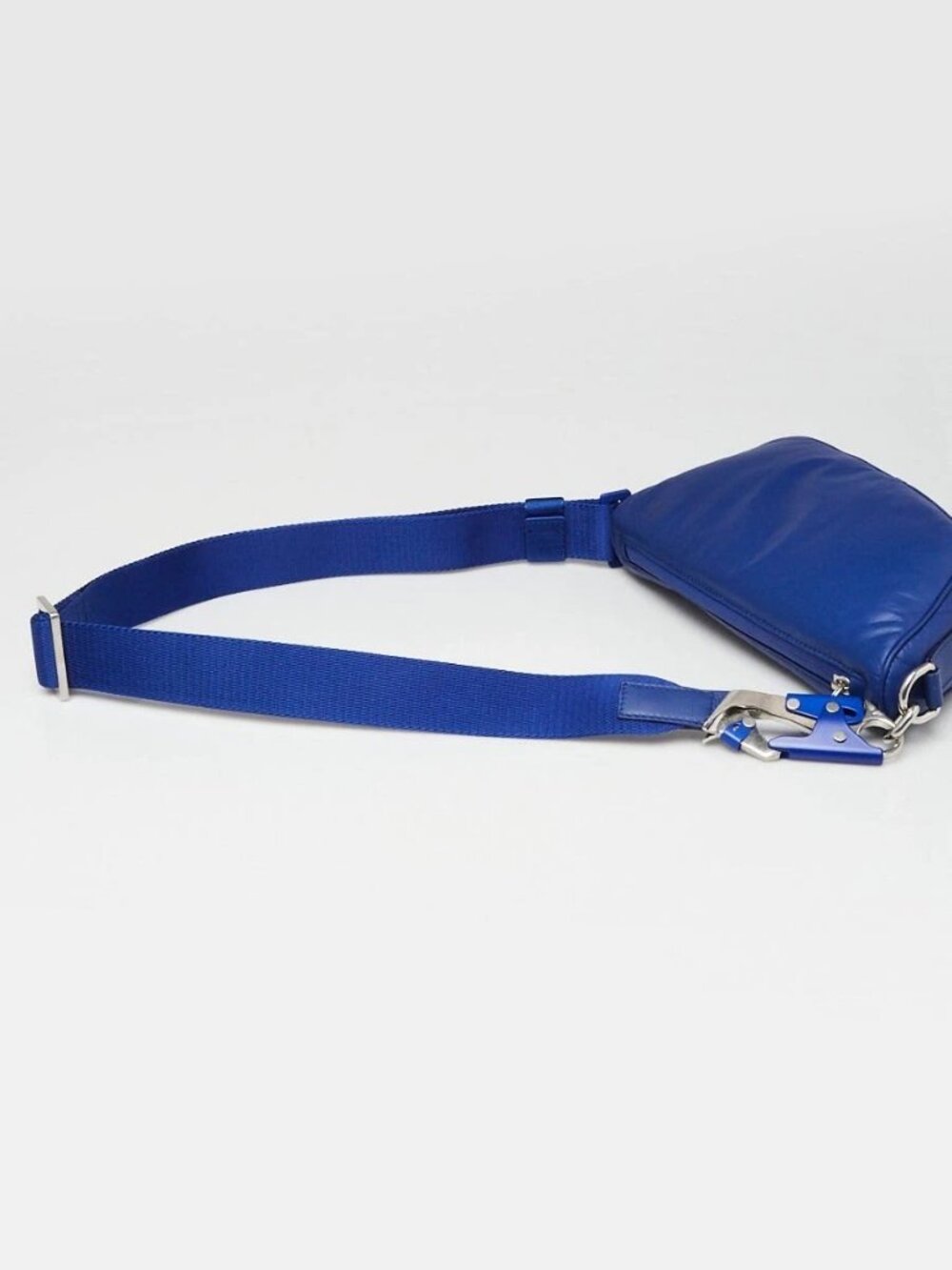 Burberry Blue Knight Leather Shield Crossbody Bag - Picture 3 of 11